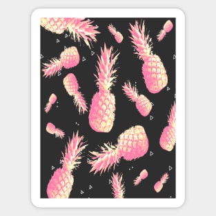 Pink Pineapple / Triangle Pattern Sticker